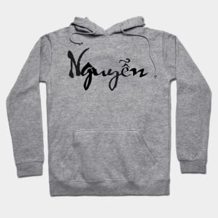 Nguyen Viet Last Name Calligraphy Art Hoodie